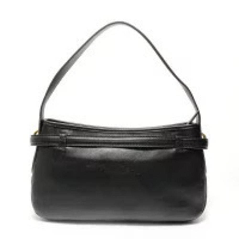 Miu Miu Aventure Nappa Leather Shoulder Bag Black